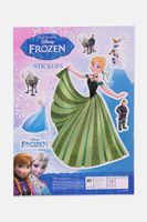 Disney Frozen 7 Pcs Stickers  Green Combo - thumbnail