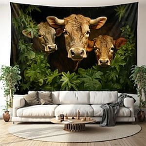 Animal Cows Hanging Tapestry Wall Art Large Tapestry Mural Decor Photograph Backdrop Blanket Curtain Home Bedroom Living Room Decoration Lightinthebox