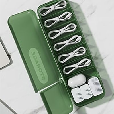 2pcs PP Material Data Cable Storage Box Desktop With Cover Anti Winding And Split Grid Desktop Cable Management Box Suitable For Power Supply Charging Cable Mobile Phone Charger Plug Plastic Ca Lightinthebox 2pcs PP Material Data Cable Storage Box Desktop With Cover Anti Winding And Split Grid Desktop Cable Management Box Suitable For Power Supply Charging Cable Mobile Phone Charger Plug Plastic Ca Lightinthebox