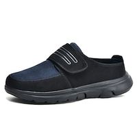 Men's Loafers  Slip-Ons Comfort Shoes Plus Size Warm Slippers Fleece Slippers Casual Daily Cotton Orange  Black Black Black Blue Winter Lightinthebox - thumbnail