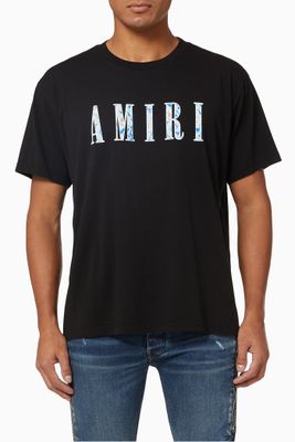 Paisley Logo T-shirt in Cotton