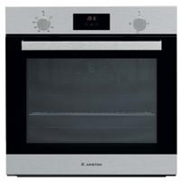 Ariston Built In 60cm Oven Gas & Electric Combination, Mechanical and Electronic Controls, Conventional Functions, Inox, GS33Y430IXA