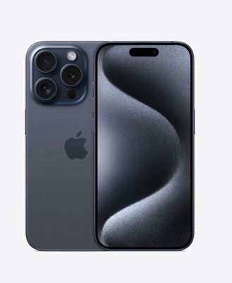 Apple iPhone 15 Pro (Physical Dual Sim - HK), 6.1 inch, 1TB, 8GB, Blue Titanium with Facetime