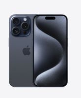 Apple iPhone 15 Pro (Physical Dual Sim - HK), 6.1 inch, 1TB, 8GB, Blue Titanium with Facetime