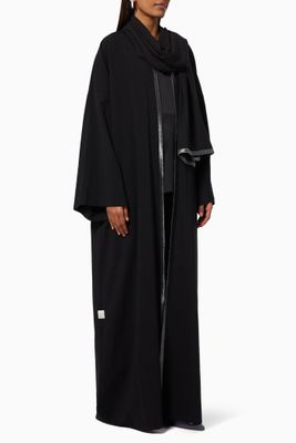 Bisht Abaya in Italian Crepe
