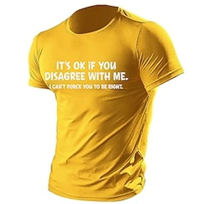 Men's T shirt Tee Graphic Tee Graphic Prints Letter Printed Crew Neck Clothing Apparel Hot Stamping Outdoor Street Short Sleeve Print Fashion Designer Casual Lightinthebox Men's T shirt Tee Graphic Tee Graphic Prints Letter Printed Crew Neck Clothing Apparel Hot Stamping Outdoor Street Short Sleeve Print Fashion Designer Casual Lightinthebox