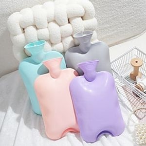 Heating Silicone Hot Water Bottle Wide Mouth Cute Gift for Women Warm Supplies Screw Feel Comfortable Practicality Lightinthebox