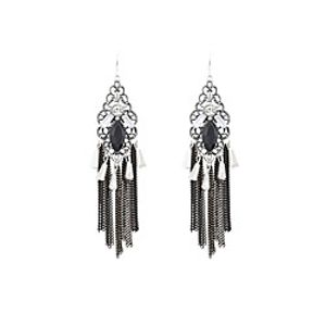 Women's Drop Earrings Dangle Earrings Ladies Luxury Fashion Vintage Rhinestone Imitation Diamond Earrings Jewelry Black For Party Casual Daily Sports Work miniinthebox