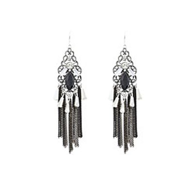 Women's Drop Earrings Dangle Earrings Ladies Luxury Fashion Vintage Rhinestone Imitation Diamond Earrings Jewelry Black For Party Casual Daily Sports Work miniinthebox