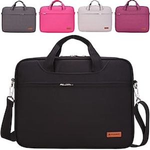 Laptop Briefcases 14 15 Inch inch Compatible with Macbook Air Pro, HP, Dell, Lenovo, Asus, Acer, Chromebook Notebook Waterpoof Shock Proof Nylon Fiber Polyester Solid Color for Business Office miniinthebox