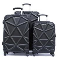 PARA JOHN PJTR3126 MATRIX 3 Pcs Trolley Luggage Set, BLACK