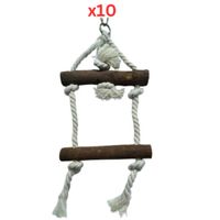 Pets Club Natural Wooden Bird Toy H-23 Cm, W-15 Cm (Pack of 10)