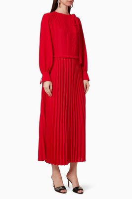 Pleated Maxi Dress Pleated Maxi Dress