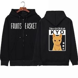 Fruits Basket Sohma Kyo Anime Cartoon Manga Anime Harajuku Graphic Kawaii Hoodie For Men's Women's Couple's Adults' Hot Stamping 100% Polyester miniinthebox