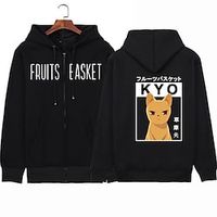 Fruits Basket Sohma Kyo Anime Cartoon Manga Anime Harajuku Graphic Kawaii Hoodie For Men's Women's Couple's Adults' Hot Stamping 100% Polyester miniinthebox - thumbnail