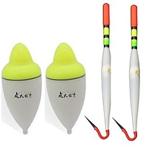 Fishing Bobbers Night Bobbers Light up Fishing Bobbers 4pcs Fishing Float LED Electric Float Light Battery Water Float Fishing Tackle Bobber Fishing Gear with Electrons Lightinthebox