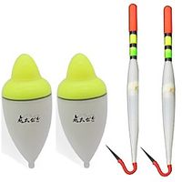 Fishing Bobbers Night Bobbers Light up Fishing Bobbers 4pcs Fishing Float LED Electric Float Light Battery Water Float Fishing Tackle Bobber Fishing Gear with Electrons Lightinthebox - thumbnail