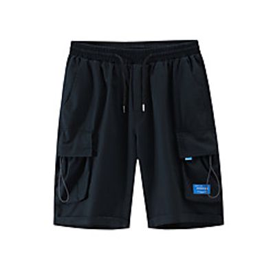 Men's Hiking Shorts Hiking Cargo Shorts Summer Outdoor 10 Loose Ripstop Quick Dry Multi Pockets Breathable Cotton Shorts Bottoms Army Green Black Khaki Beach Traveling M L XL XXL XXXL Lightinthebox