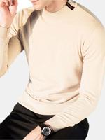 100% Wool Stand Collar Casual Sweater - thumbnail