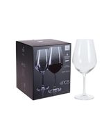 Koopman Medium Wine Glass Crystalline Set of 4