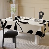 American Retro Tablecloth, Light Luxury and High-End Dining Table Cloth, Rectangular Coffee Table Cloth, Waterproof Dressing and Makeup Table Cover Cloth Lightinthebox - thumbnail