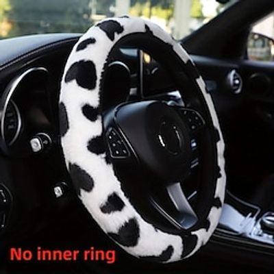 Comfortable Soft Love Plush Car No Inner Ring Steering Wheel Cover Car Supplies For Women Lightinthebox