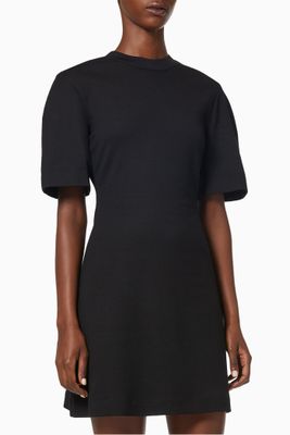 McQueen Graffiti T-shirt Dress in Cotton Jersey McQueen Graffiti T-shirt Dress in Cotton Jersey