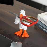 Muscle Duck Figurine, Desktop Ornament, Creative Home Decor, Magnetic Sculpture, Entrance Storage, Simulated Duck Resin Craft Lightinthebox
