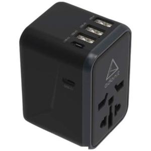 Adonit - Universal Adapter PD 61W 3A2C - Black | Power Delivery 3.0, 61W output, 3 USB-C ports