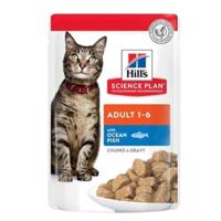 Hill's Science Plan Adult Wet Cat Food Ocean Fish Pouches 85G