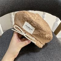 Hats Cotton Casual Holiday Artistic With Ruching Headpiece Headwear Lightinthebox - thumbnail