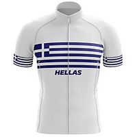 21Grams Men's Short Sleeve Cycling Jersey Summer Spandex White Bike Top Mountain Bike MTB Road Bike Cycling Quick Dry Moisture Wicking Sports Clothing Apparel  Stretchy  Athleisure Lightinthebox - thumbnail