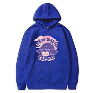 Pokémon Cosplay Hoodie Anime Cartoon Anime Harajuku Graphic Kawaii Hoodie For Men's Women's Unisex Adults' Hot Stamping 100% Polyester miniinthebox