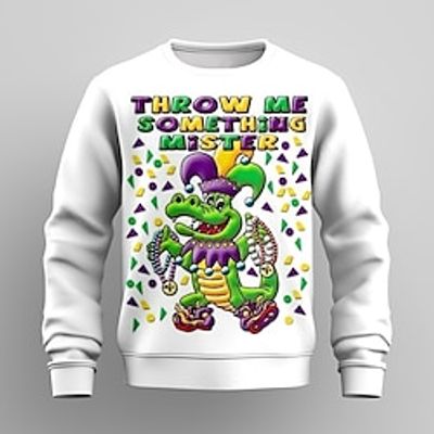 Carnival Boys 3D Letter Cartoon Dinosaur Sweatshirt Pullover Long Sleeve 3D Print Spring Fall Fashion Streetwear Cool Polyester Kids 3-12 Years Crew Neck Outdoor Casual Daily Regular Fit Lightinthebox