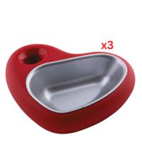 Georplast Mon Amour Pet Bowl Large (Pack of 3)