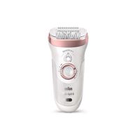 Braun Silk-epil SES 9720 | Shaver Trimmer | Wet and Dry Cordless Epilator | 3 extras | SES9720 | White Color