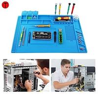 1Pc Soldering Mat, Computer Phone Repair Tools Kit,  Working Repair Pad, Maintenance Platform Soldering Station For Smartphone, IPad, PC, Camera, Laptop, Glasses, Watch,Mini Pocket Tool Set miniinthebox - thumbnail