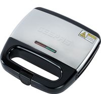 Geepas 2 Slice Grill Maker Silver - GGM6001 - thumbnail