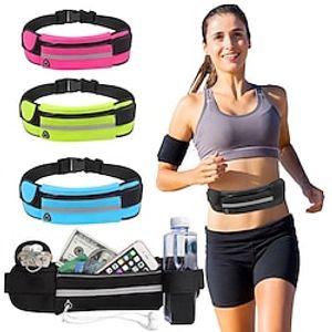 Waterproof Running Waist Bag Canvas Sports Jogging Portable Outdoor Phone Holder Belt Bag Women Men Fitness Sport Accessories Lightinthebox