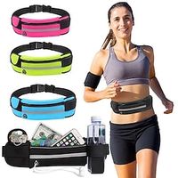 Waterproof Running Waist Bag Canvas Sports Jogging Portable Outdoor Phone Holder Belt Bag Women Men Fitness Sport Accessories Lightinthebox - thumbnail