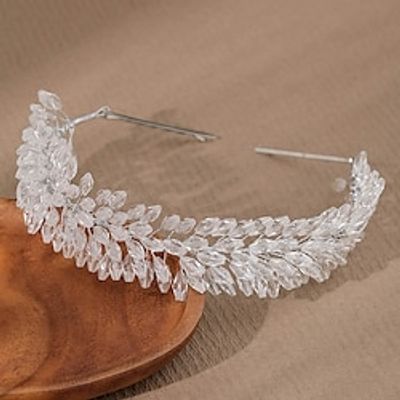 Headbands Headpiece Rhinestone Alloy Wedding Cocktail Elegant Luxury With Crystals Splicing Headpiece Headwear Lightinthebox