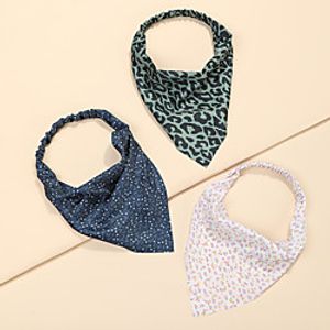 net red new hair band cloth art female triangle headscarf hair accessories ins small floral jewelry bundle hair silk scarf headwear wholesale Lightinthebox