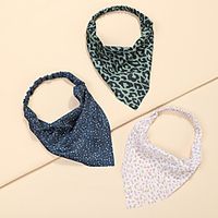 net red new hair band cloth art female triangle headscarf hair accessories ins small floral jewelry bundle hair silk scarf headwear wholesale Lightinthebox - thumbnail