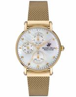 Beverly Hills Polo Club Women's Multi Function White Mop Dial Watch - Bp3252x120