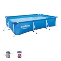 Bestway Deluxe Splash Frame Pool Set Steel Pro 300X201X66Cm - 56411