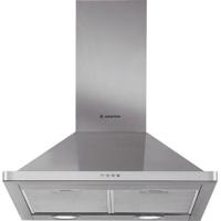 Ariston Built-In Chimney Hood, 60 cm, Stainless Steel - AHPN64FLMX1
