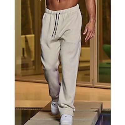 Men's Sweatpants Joggers Pocket Drawstring Elastic Waist Plain Comfort Breathable Outdoor Daily Going out 100% Cotton Fashion Casual Black Light Grey miniinthebox Men's Sweatpants Joggers Pocket Drawstring Elastic Waist Plain Comfort Breathable Outdoor Daily Going out 100% Cotton Fashion Casual Black Light Grey miniinthebox