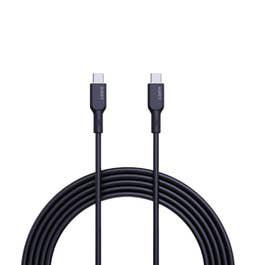 AUKEY CB-SCC Series Circlet Blink 100W 1.8m Silicone USB-C to USB-C Cable, Black (CB-SCC102)