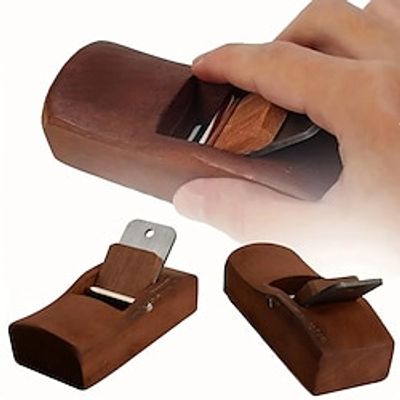 1 Set Home And Garden Mini Woodworking Flat Wood Hand Planer, Carpenter Woodcraft Tool. miniinthebox