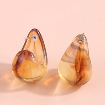 1 Pair Stud Earrings For Women's Birthday Gift Prom Resin Geometrical Fashion Lightinthebox